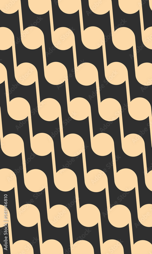 Poster seamless circle pattern in isolated background. seamless pattern of circles and lines. seamless infi