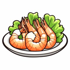 Delicious Shrimp Cocktail: Gourmet Shellfish and Seafood Platter with Fresh Ingredients for Healthy Dining and Culinary Art
