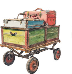 old vintage suitcase