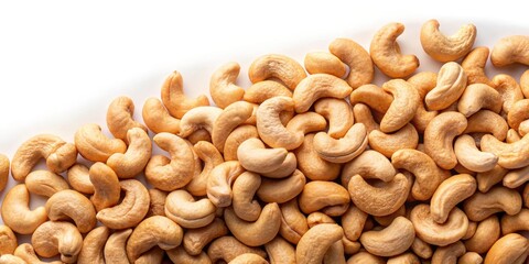 Aerial View Cashew Plantation, Drone Photography, Agricultural Field, Nut Farm, Harvest Season, Cashew Nuts Aerial Shot, Bird's Eye View Cashew Crop