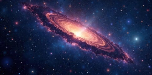 Vast expanse of dark space with countless stars and constellations shining brightly in the void , stars, darkness