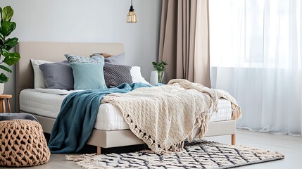 Serene Bedroom Interior Design: Cozy and Stylish Space