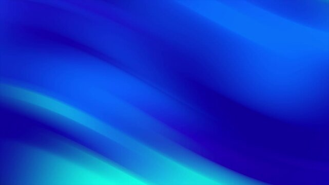 Deep blue smooth wavy abstract motion gradient background and shadow teal 4k resolution. Suitable for dynamic and modern design projects.