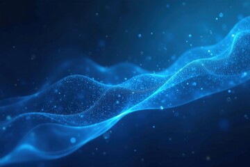 Ethereal blue line patterns dancing in the air, pattern, kinetic energy, blue