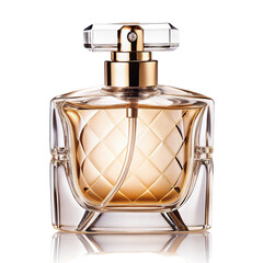 perfume bottle isolated on white