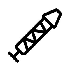 hand trumpet icon with line style, perfect for user interface projects