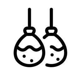 water balloon icon with line style, perfect for user interface projects
