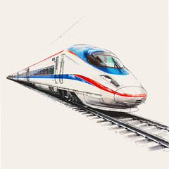 Fototapeta premium train on the station