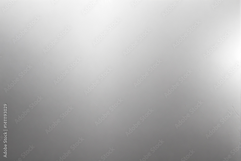 Poster smooth silver metallic surface with soft diagonal line texture, matte gradient style on neutral back