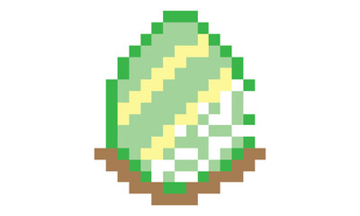 egg pixel art vector icon