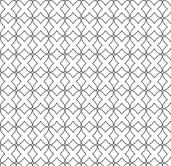 Fototapeta premium seamless geometric flower pattern