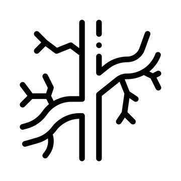 nerve line icon