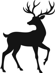 Fototapeta premium Elegant Deer in a Standing Position