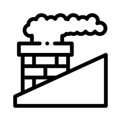chimney line icon