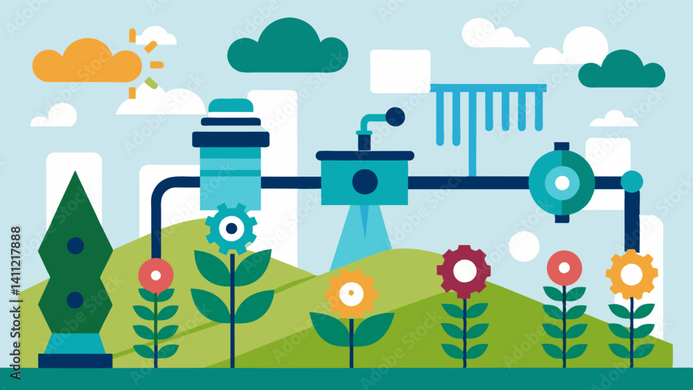 Poster irrigation automation precision viticulture technology can automate irrigation processes freeing up 