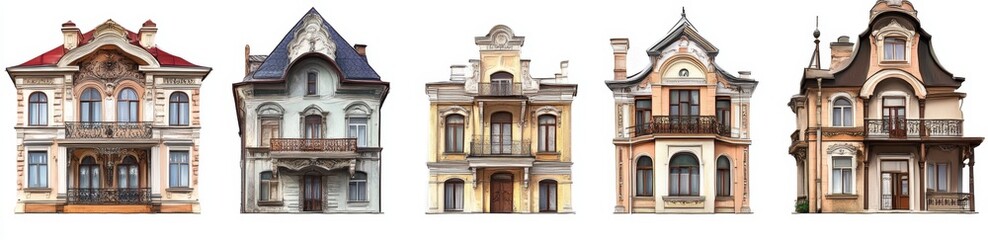 Fototapeta premium Elegant Historic Homes