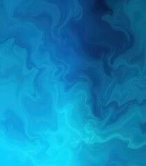 Fototapeta premium Abstract swirling blue-green nebula texture, ethereal and calming, teal, wave
