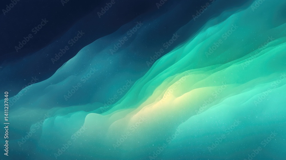 Poster vibrant liquid patterns subtly merge and create intricate maze of colors