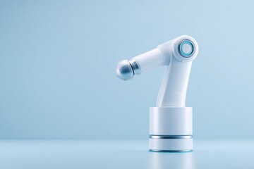 clean minimalistic photo showcasing key elements of industry 4