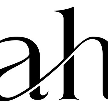 AH abstract letter logo monogram illustration