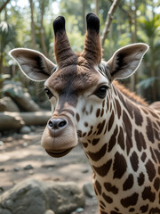 Fototapeta premium Animal en el zoo