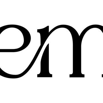 EM abstract letter logo monogram illustration