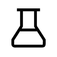 Beaker Check Icon Vector Illustration