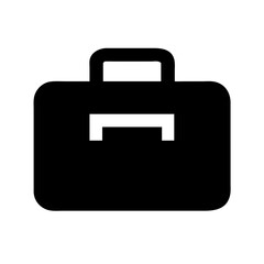 Briefcase Check Icon Vector Illustration