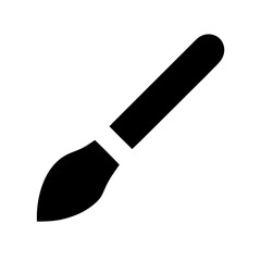 Brush Check Icon Vector Illustration