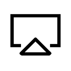 Airplay Check Icon Vector Illustration