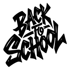 back to school typography vector  illustration