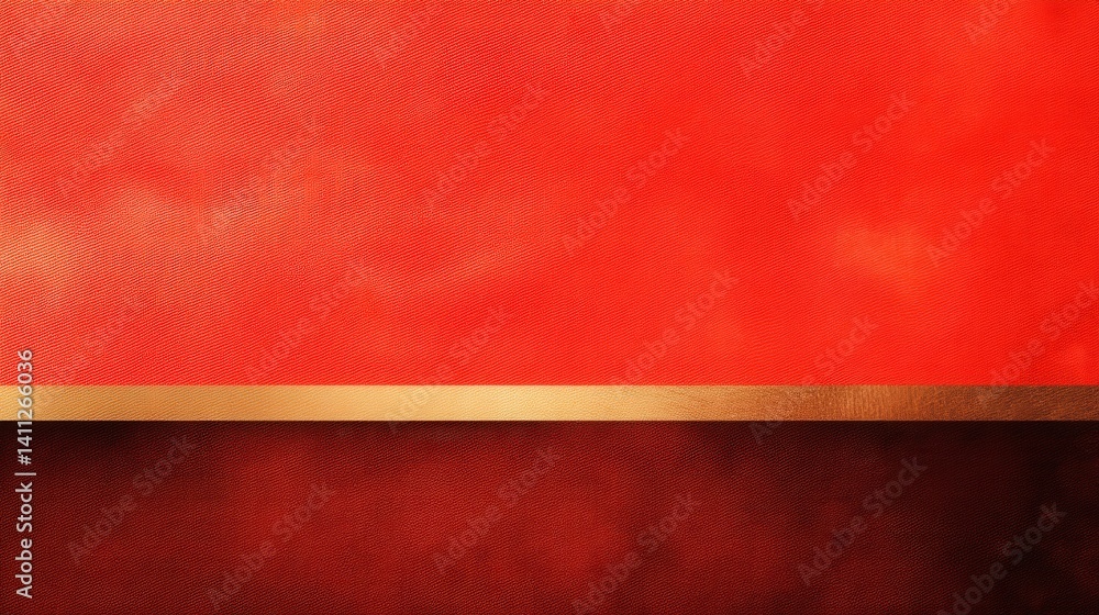 Aufkleber vibrant red and gold textured background with a smooth gradient transition, ideal for design