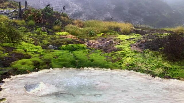 blue water spring hole in the p&aacute;ramo 
