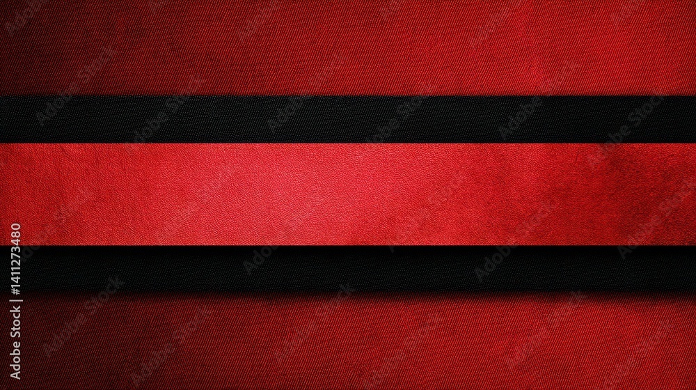 Poster abstract red and black textured background with layered stripes for design and branding use
