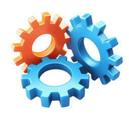 clay material gear symbol