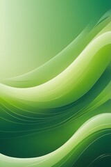 abstract green wave background
