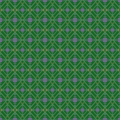 Beautiful retro seamless pattern design by geometric 