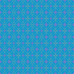 Beautiful retro seamless pattern design by geometric 