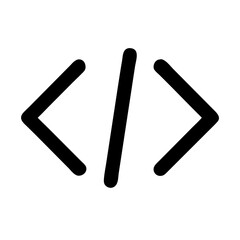 Code Alt Icon Vector Illustration
