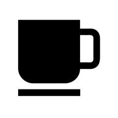 Fototapeta premium Coffee Cup Icon Vector Illustration
