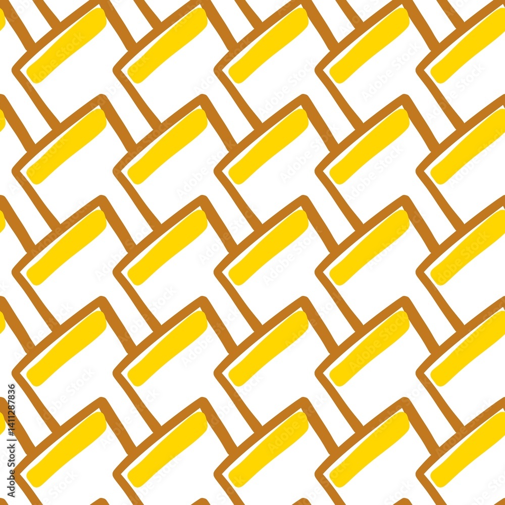 Poster seamless background with geometric pattern