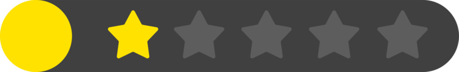 1 star rating icon