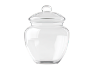 Clear Glass Jar with Lid for Storage and Decoration Purposes