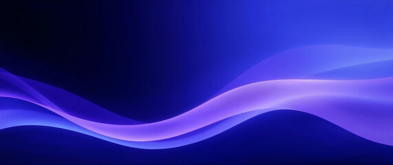Obraz premium Abstract blue and purple waves flowing seamlessly