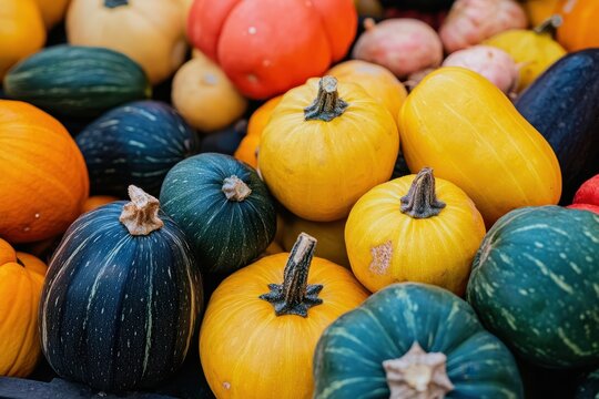 Colorful gourds and pumpkins (1)