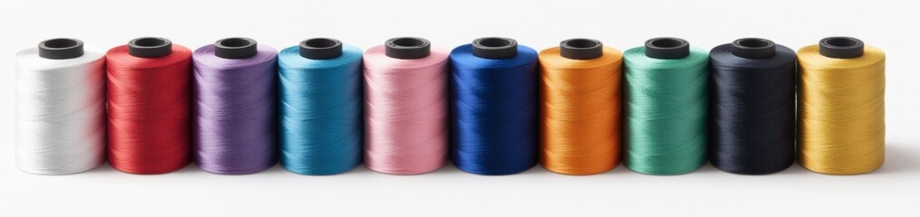 Colorful spools of thread (2)