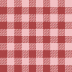 Red and pink gingham