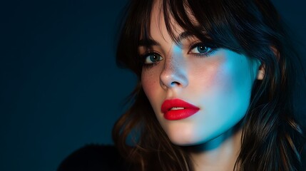 Fototapeta premium Close-up portrait of a woman