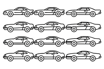 Obraz premium roadrunner 500 line art dynamic wildlife concept.