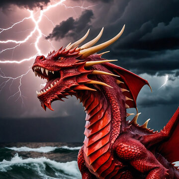 red horned dragon